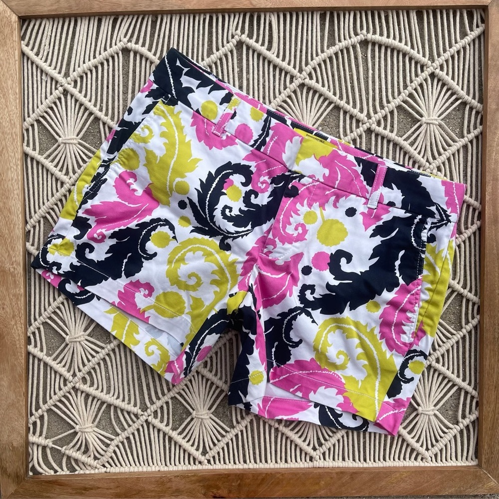 Milly neon hibiscus shorts